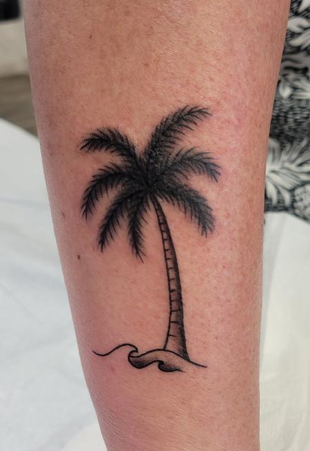 Palm Tree Tattoo