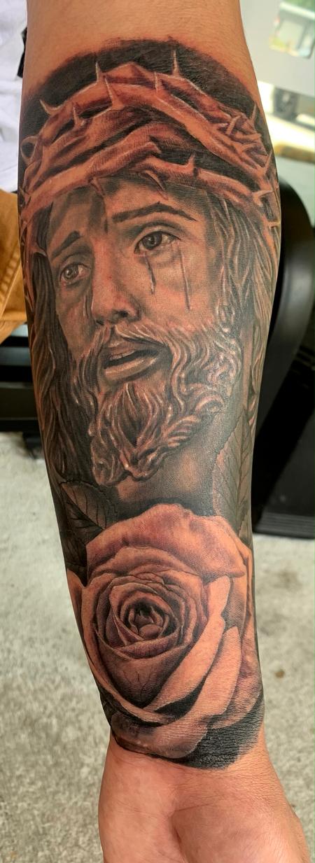 Edwardemar Bonilla - Jesus Christ Tattoo