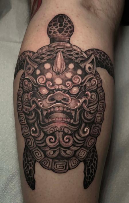 Shishi Turtle Shell Tattoo