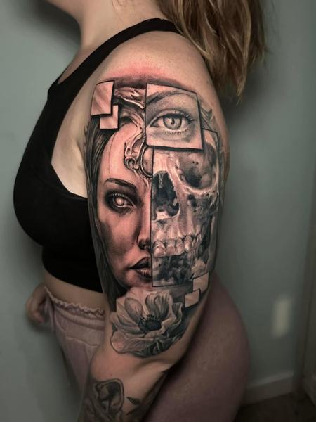 Abstract Woman tattoo