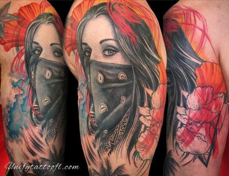 Tattoos - Girl with Bandana - 129362
