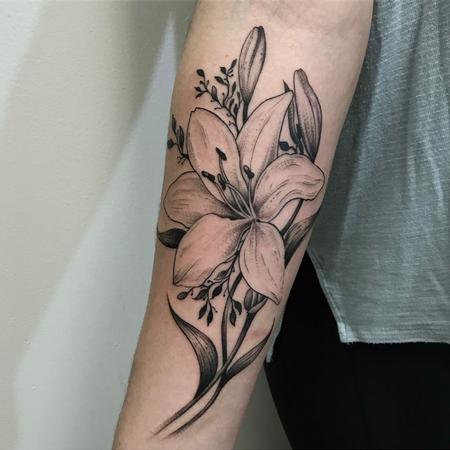 Flower Forearm Tattoo by Héctor Concepción: TattooNOW