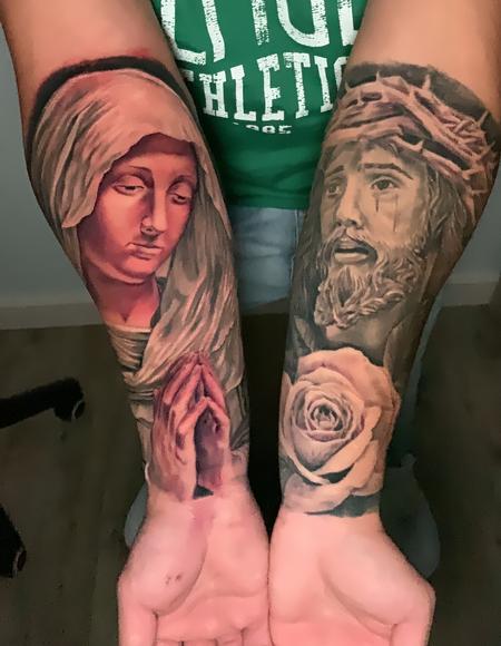 Tattoos - Mary and Jesus - 144221