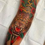 Tattoos - Tiger Dagger Tattoo - 146084