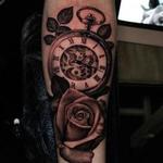 Tattoos - Clock rose - 141719